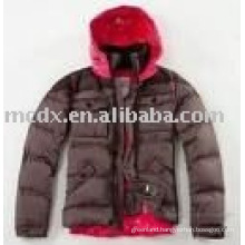 Soft, heavy and warm mens goose down filled jacket